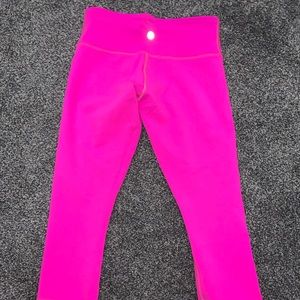 Reversible Black and Pink Lululemon Legging